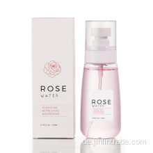 Rose Face Skin Toner Feuchtigkeitsspannen Gesichtssprühnebel